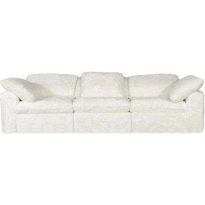 Barefoot 3-Seat Sofa by Hooker Furniture in white. Made from 100% polyester in a transitional style.