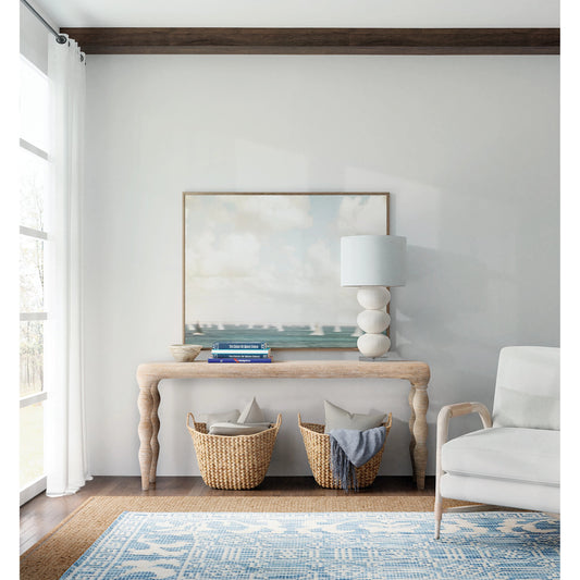 Serenity Bahari Console Table by Hooker Furniture in surf. Made from wood, rope in a cottage & farmhouse style.