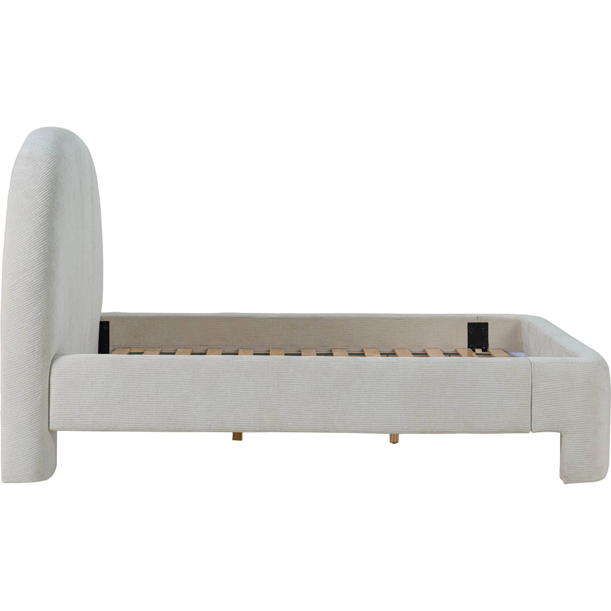 Nina Bed by LH Imports. Made from pine wood, rubberwood, plywood, polyester, hr foam in a eclectic & global style.