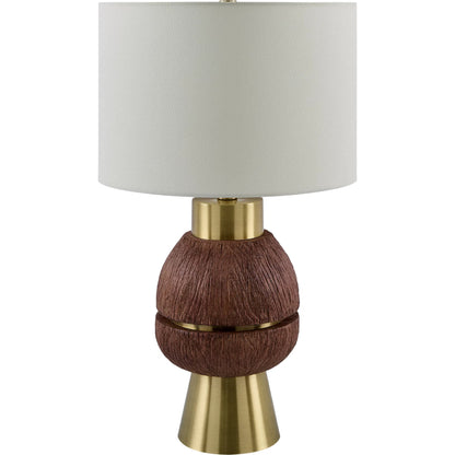 Niobe Accent Table Lamp by Livabliss. Made from resin, iron, linen in a transitional style.