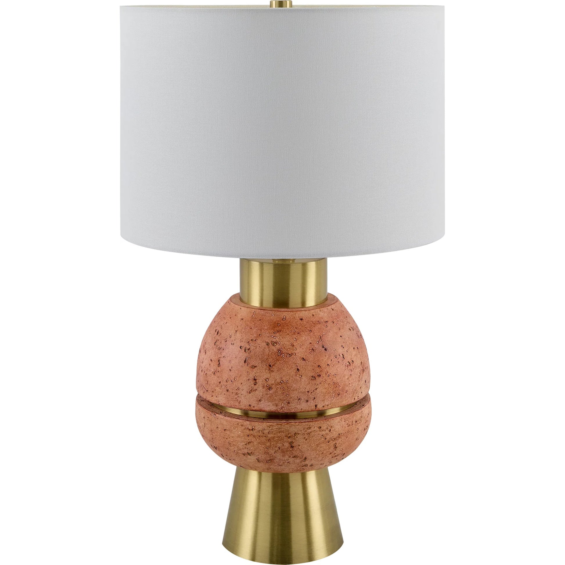 Niobe Accent Table Lamp by Livabliss. Made from resin, iron, linen in a transitional style.