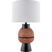 Niobe Accent Table Lamp by Livabliss. Made from resin, iron, linen in a transitional style.