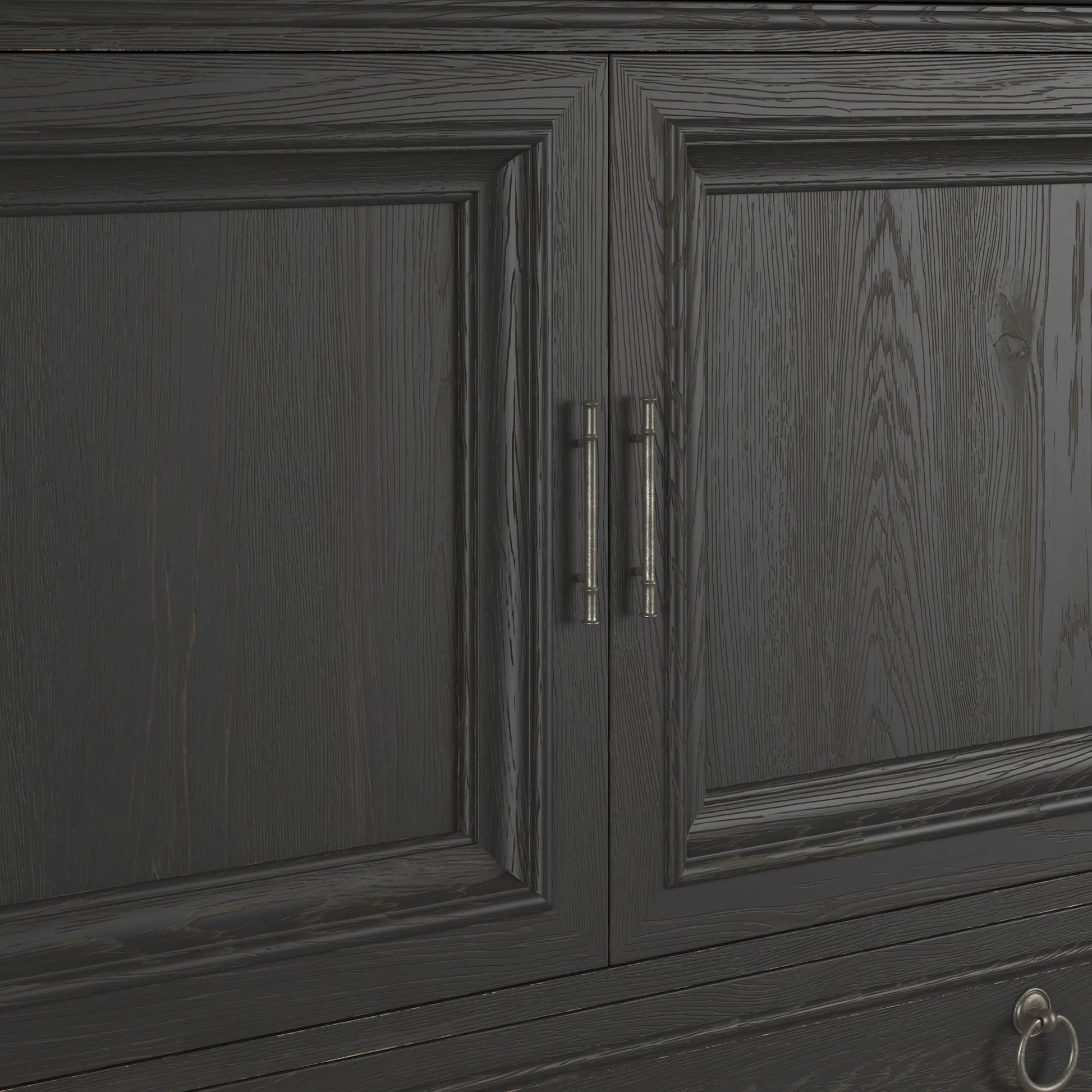 Atrium 6 Drawer Chest by A.R.T. Furniture in hand rubbed black, undertones of brown. Made from unique in a traditional style.