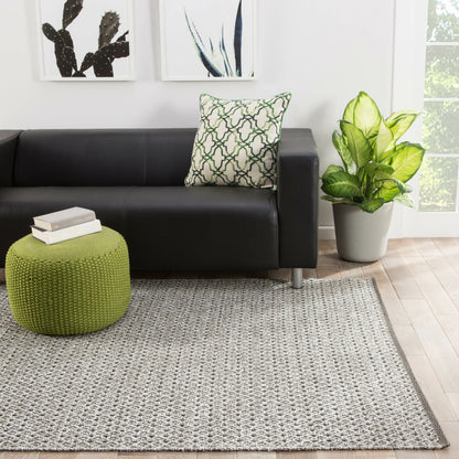 Nirvana NIR02 Indoor/Outdoor Rug by Jaipur Living in pumice stone. Made from 100% polypropylene in a unique style.