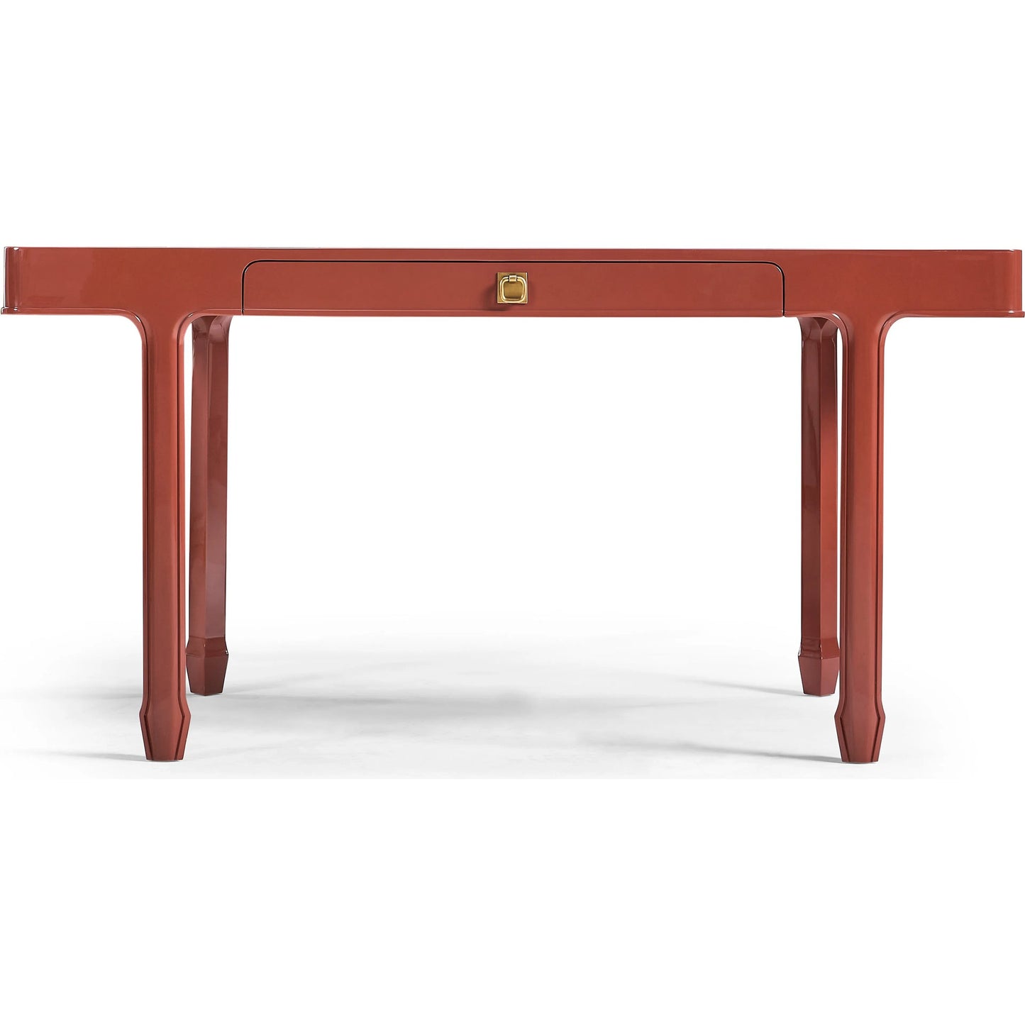 003 SI-2462608 | Additional Silo | Polly Rose Desk by Jonathan Charles in dor red lacquer. Made from beech in a eclectic & global style.