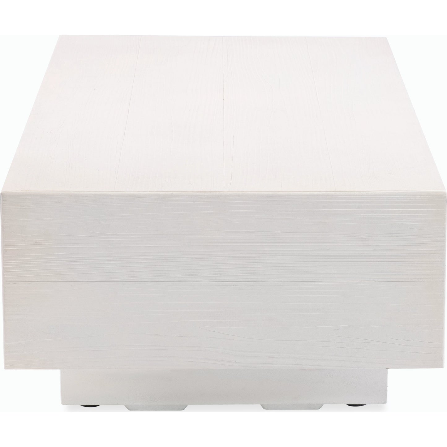 003 SI-2167264 | Additional Silo | GRFC Outdoor Faux Bois Coffee Table by Sunset West in bone. Made from gfr concrete in a modern style.