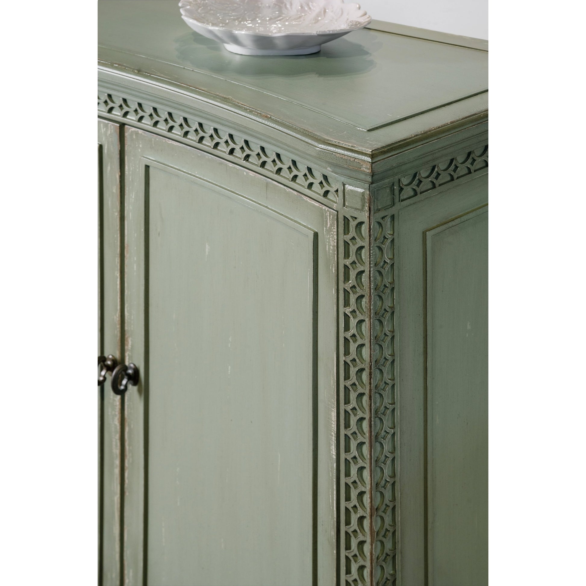 Charleston Two-Door Accent Chest by Hooker Furniture. Made from maple veneers in a transitional style.