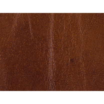 Exton Sofa by Hooker Furniture in old english saddle. Made from leather in a traditional style.