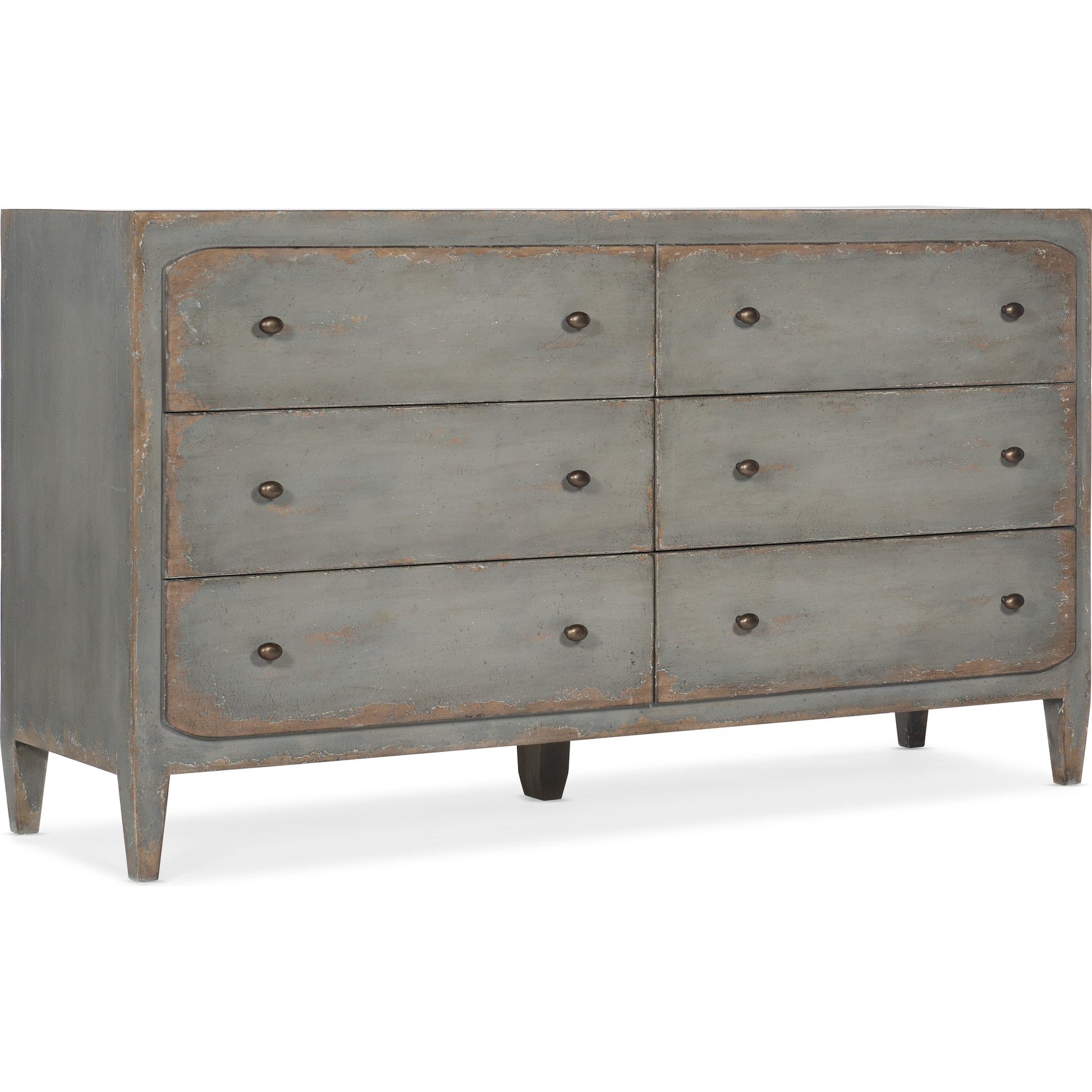 Ciao Bella Dresser by Hooker Furniture. Made from maple veneer, cedar, felt panel, jewelry tray, solid-wood edge top in a traditional style.