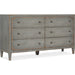 Ciao Bella Dresser by Hooker Furniture. Made from maple veneer, cedar, felt panel, jewelry tray, solid-wood edge top in a traditional style.