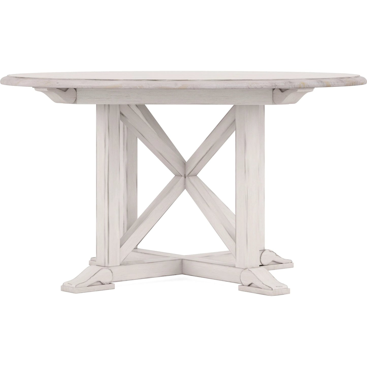 013 SI-2155747 | Additional Silo | Alcove Round Dining Table by A.R.T. Furniture in belgian ivory. Made from acacia solids, maple veneers in a traditional style.