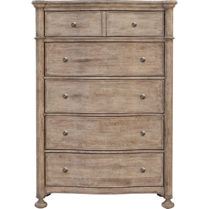 Higgins Street 5-Drawer Chest by Pulaski Furniture in brown and woodland stone. Made from unique in a unique style.