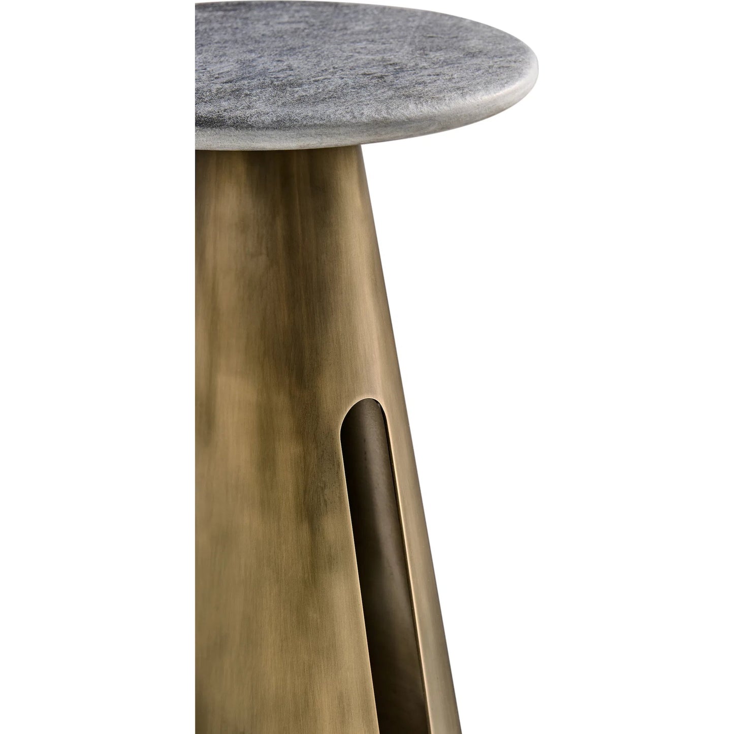 005 SI-2252687 | Unknown | Hammersmith Drink Table by Jonathan Charles in gold and satin brass. Made from brass in a unique style.