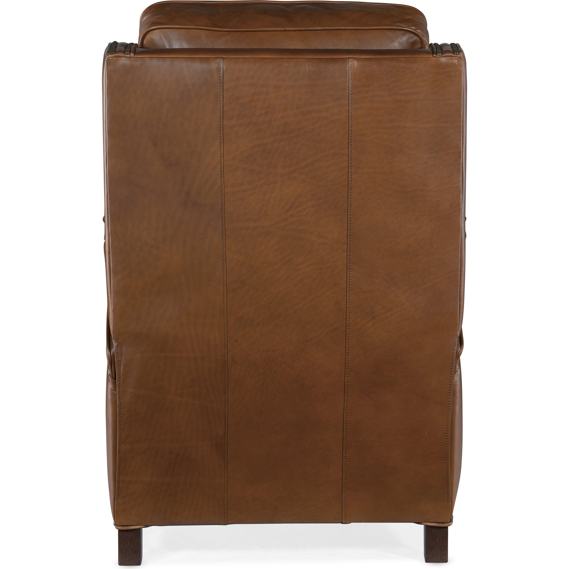 Rylea Recliner by Hooker Furniture. Made from leather in a traditional style.