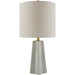 Stellan Accent Table Lamp by Livabliss. Made from ceramic, linen, polystyrene, iron in a modern style.
