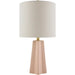 Stellan Accent Table Lamp by Livabliss. Made from ceramic, linen, polystyrene, iron in a modern style.