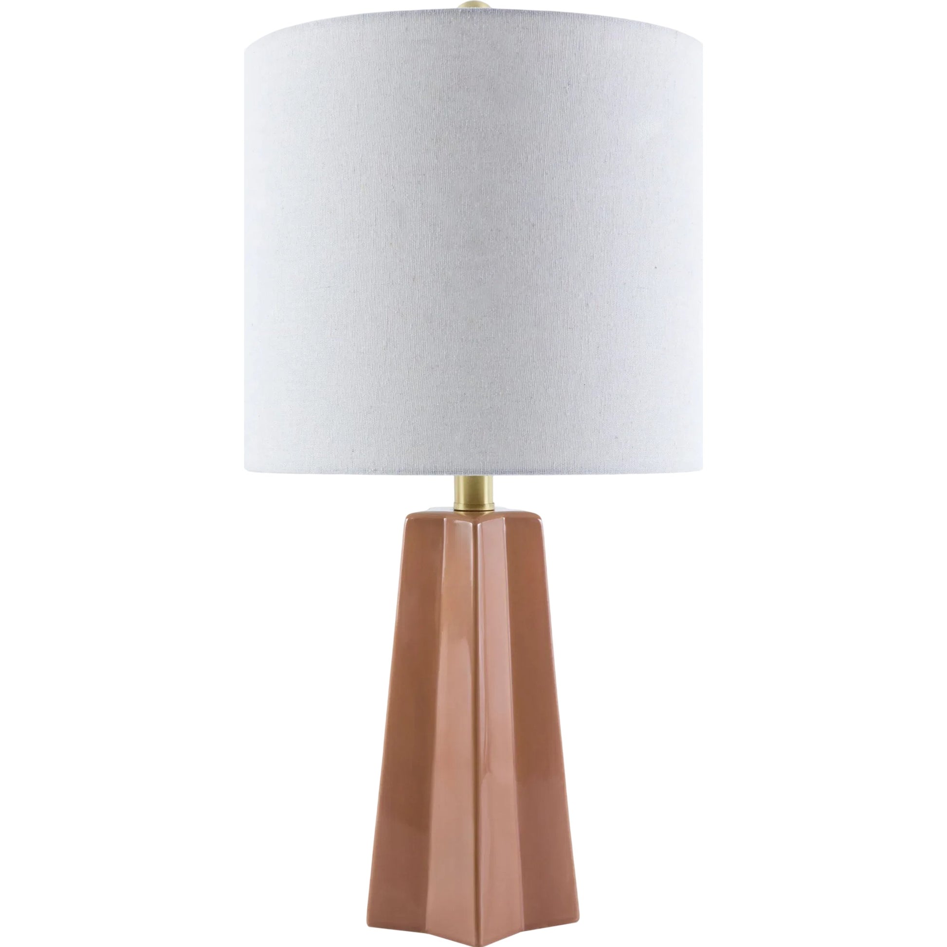 Stellan Accent Table Lamp by Livabliss. Made from ceramic, linen, polystyrene, iron in a modern style.