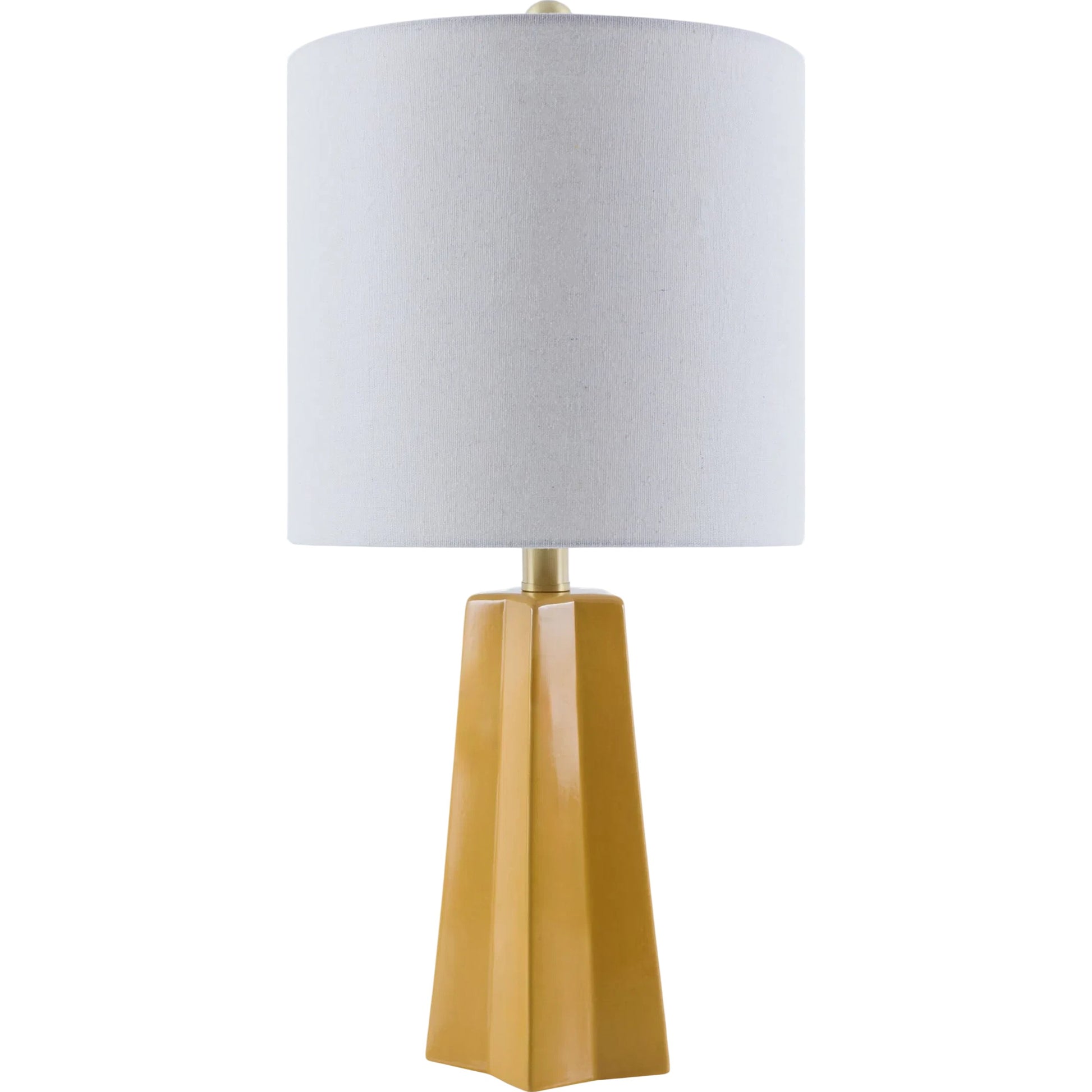 Stellan Accent Table Lamp by Livabliss. Made from ceramic, linen, polystyrene, iron in a modern style.