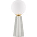 Stellan Orb Accent Table Lamp by Livabliss in glazed. Made from ceramic, glass in a modern style.