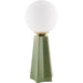 Stellan Orb Accent Table Lamp by Livabliss in glazed. Made from ceramic, glass in a modern style.