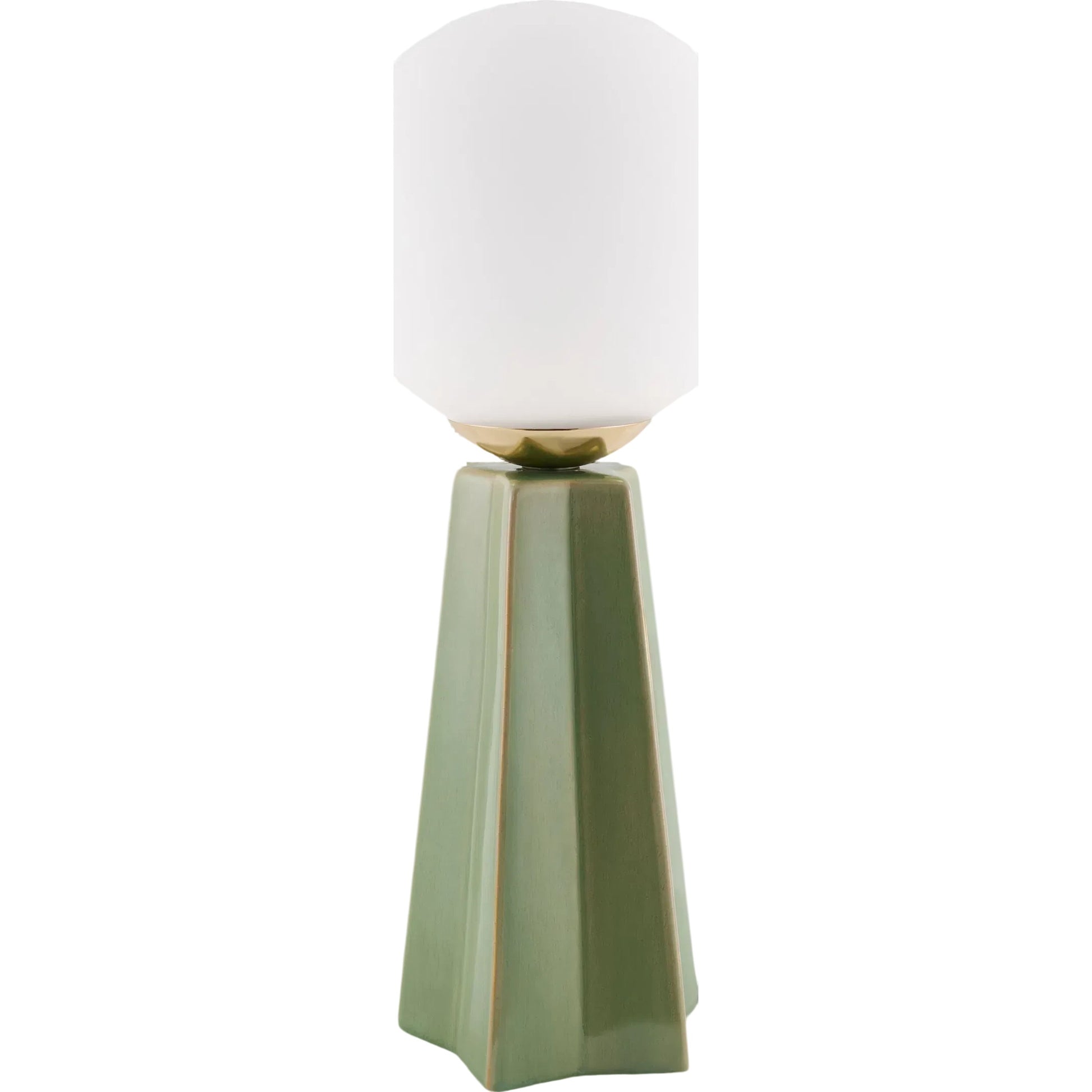 Stellan Accent Table Lamp by Livabliss in glazed. Made from ceramic, glass in a modern style.