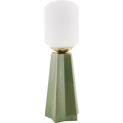 Stellan Accent Table Lamp by Livabliss in glazed. Made from ceramic, glass in a modern style.