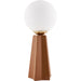 Stellan Orb Accent Table Lamp by Livabliss in glazed. Made from ceramic, glass in a modern style.