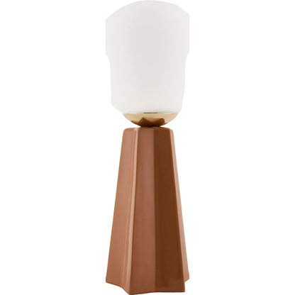 Stellan Accent Table Lamp by Livabliss in glazed. Made from ceramic, glass in a modern style.