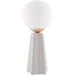 Stellan Orb Accent Table Lamp by Livabliss in glazed. Made from ceramic, glass in a modern style.