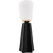 Stellan Accent Table Lamp by Livabliss in glazed. Made from ceramic, glass in a modern style.