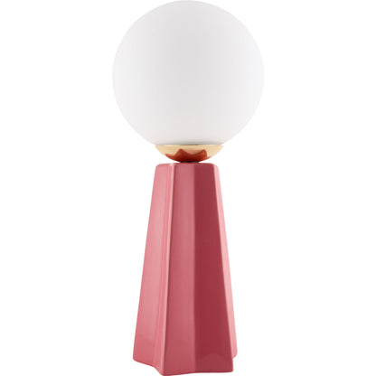 Stellan Orb Accent Table Lamp by Livabliss in glazed. Made from ceramic, glass in a modern style.