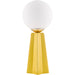 Stellan Orb Accent Table Lamp by Livabliss in glazed. Made from ceramic, glass in a modern style.