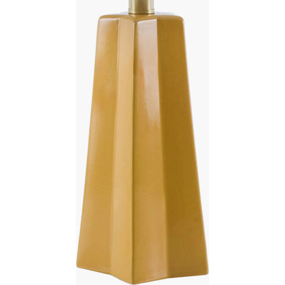 Stellan Accent Table Lamp by Livabliss. Made from ceramic, linen, polystyrene, iron in a modern style.