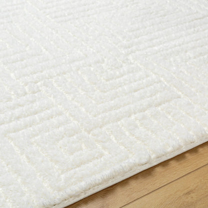 Nomadic Rug - 490548 by Livabliss in ivory. Made from face: 100% polyester, warp: 60% jute, 40% polyester in a unique style.