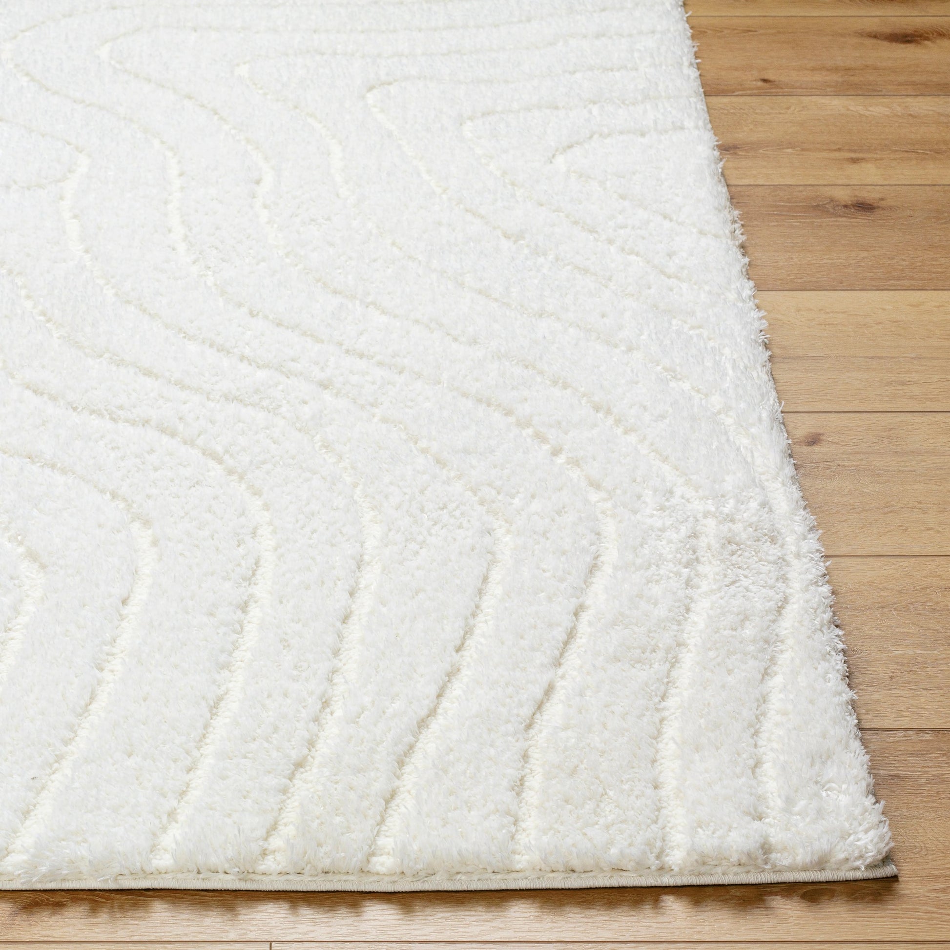 Nomadic Rug - 490554 by Livabliss in ivory. Made from face: 100% polyester, warp: 60% jute, 40% polyester in a unique style.