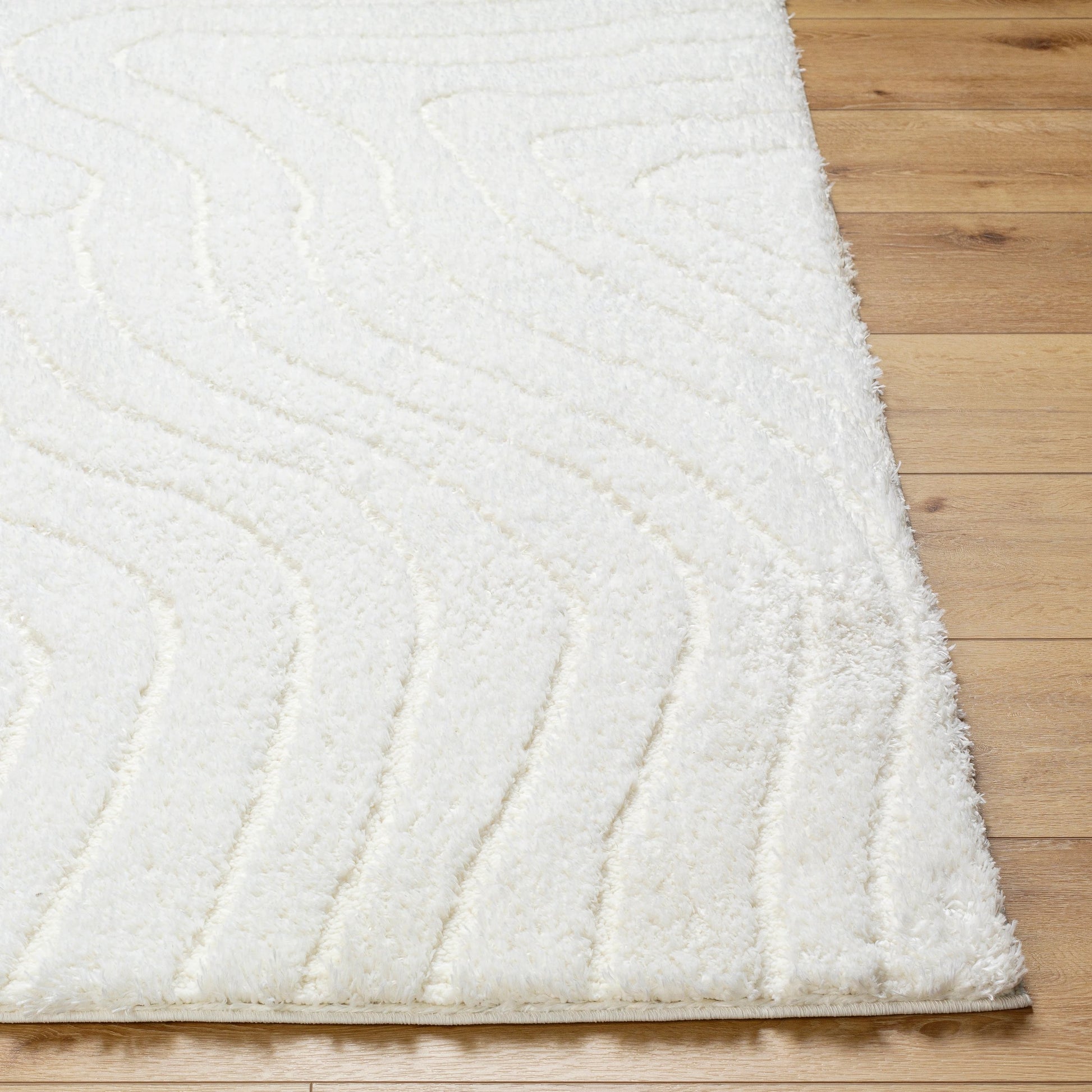 Nomadic Rug - 490554 by Livabliss in ivory. Made from face: 100% polyester, warp: 60% jute, 40% polyester in a unique style.