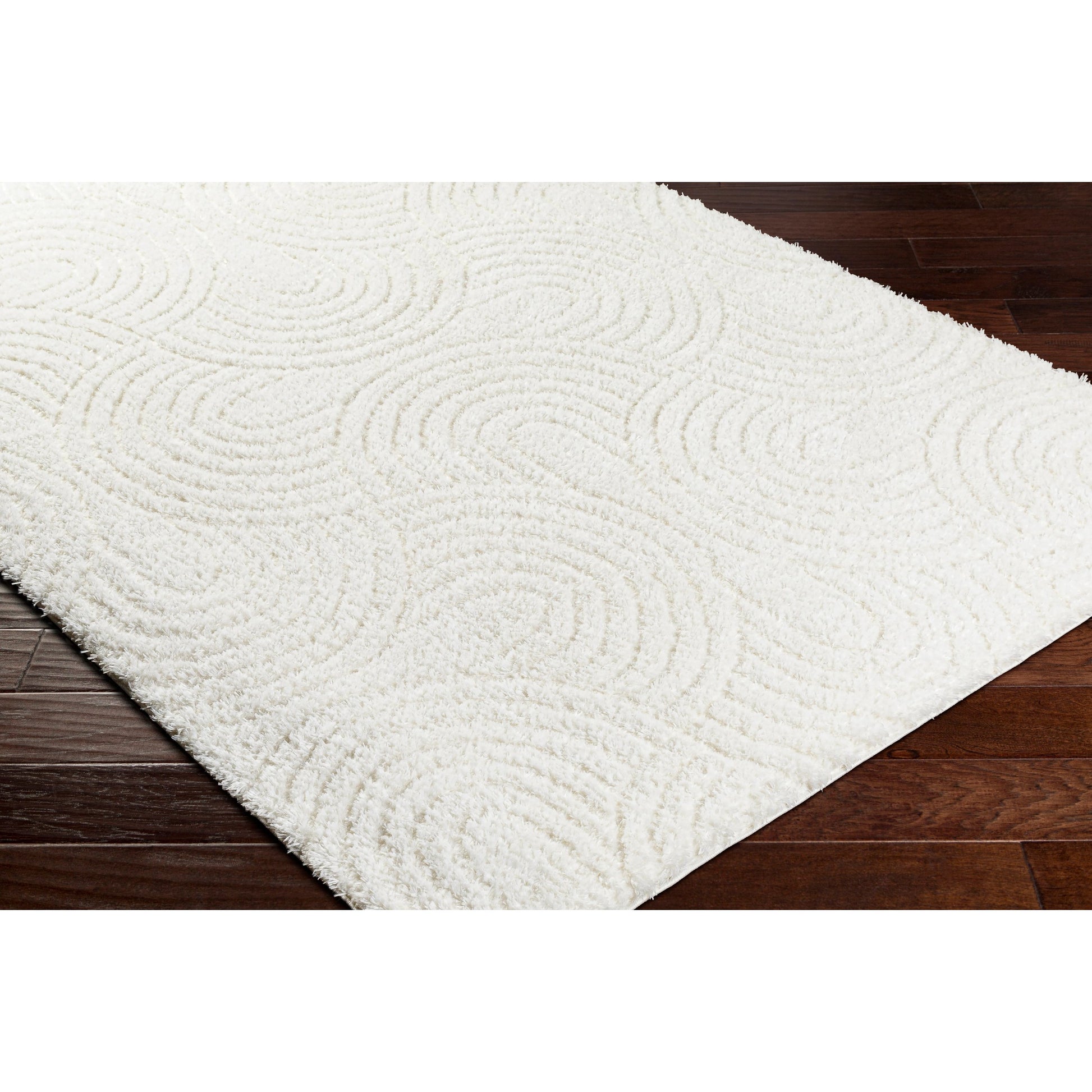 Nomadic NMC-2316 Rug by Livabliss in ivory. Made from face: 100% polyester, warp: 60% jute, 40% polyester in a unique style.