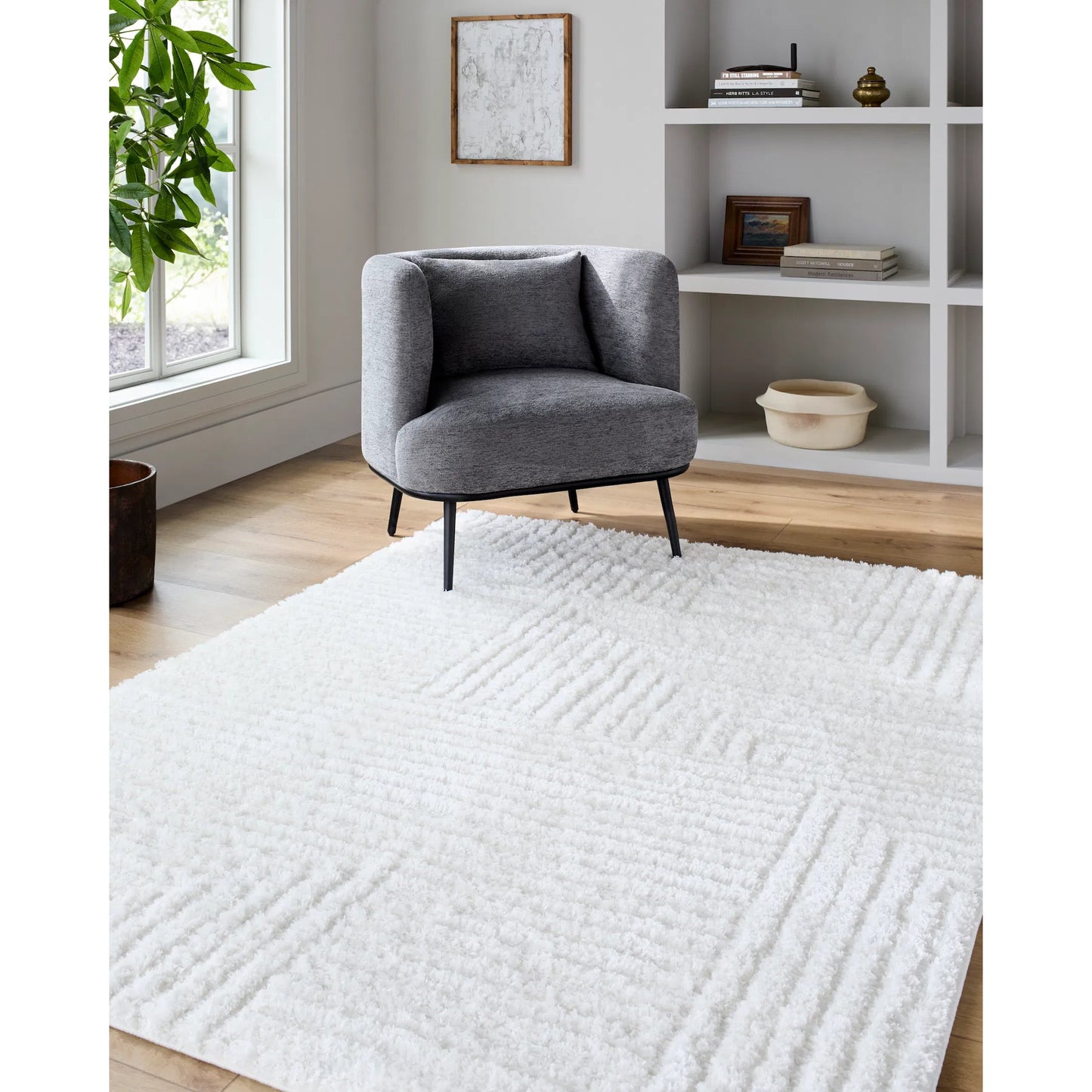 002 SI-2245728,SI-2245729,SI-2245730 | Lifestyle | Nomadic 535079 Rug by Livabliss in cream, white. Made from polyester in a unique style.