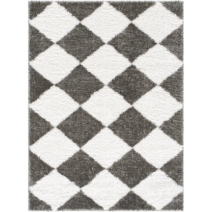 Nomadic 535101 Rug by Livabliss in cream, charcoal, gray. Made from polyester in a unique style.