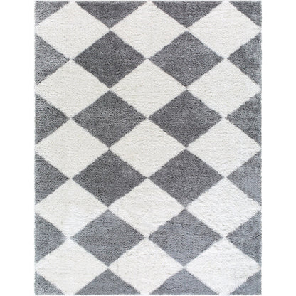 Nomadic 535101 Rug by Livabliss in cream, charcoal, gray. Made from polyester in a unique style.