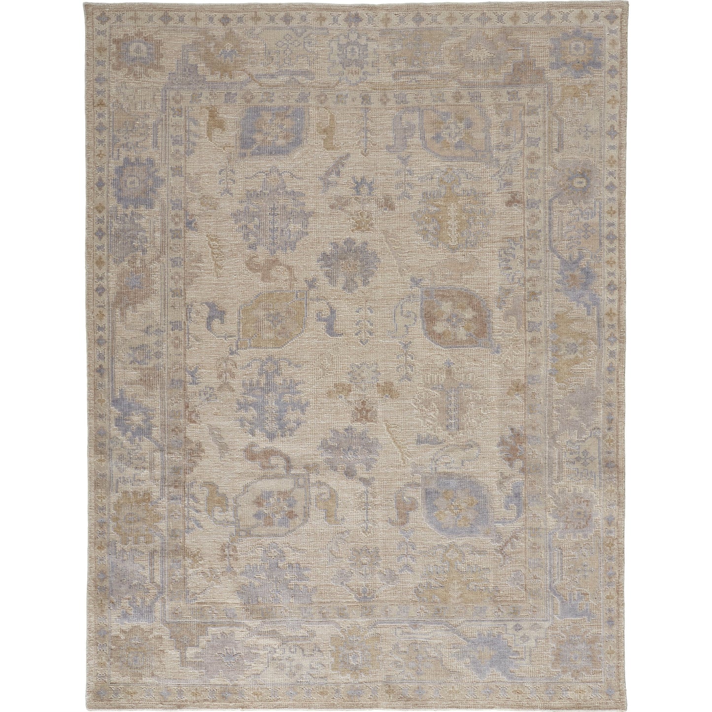 000 SI-1830397,SI-1830398,SI-1830399,SI-1830402,SI-1942965 | Primary Silo | Wendover Transitional & Botanical Rug - 6862F by Feizy in tan, orange, blue. Made from pet in a unique style.