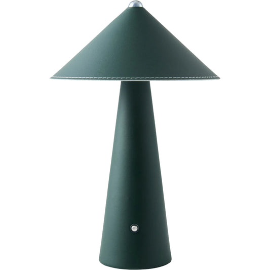 Nomelle Accent Table Lamp by Surya in brushed. Made from leather, metal in a unique style.