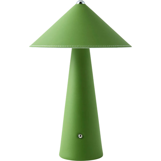 Nomelle Accent Table Lamp by Surya in brushed. Made from leather, metal in a unique style.