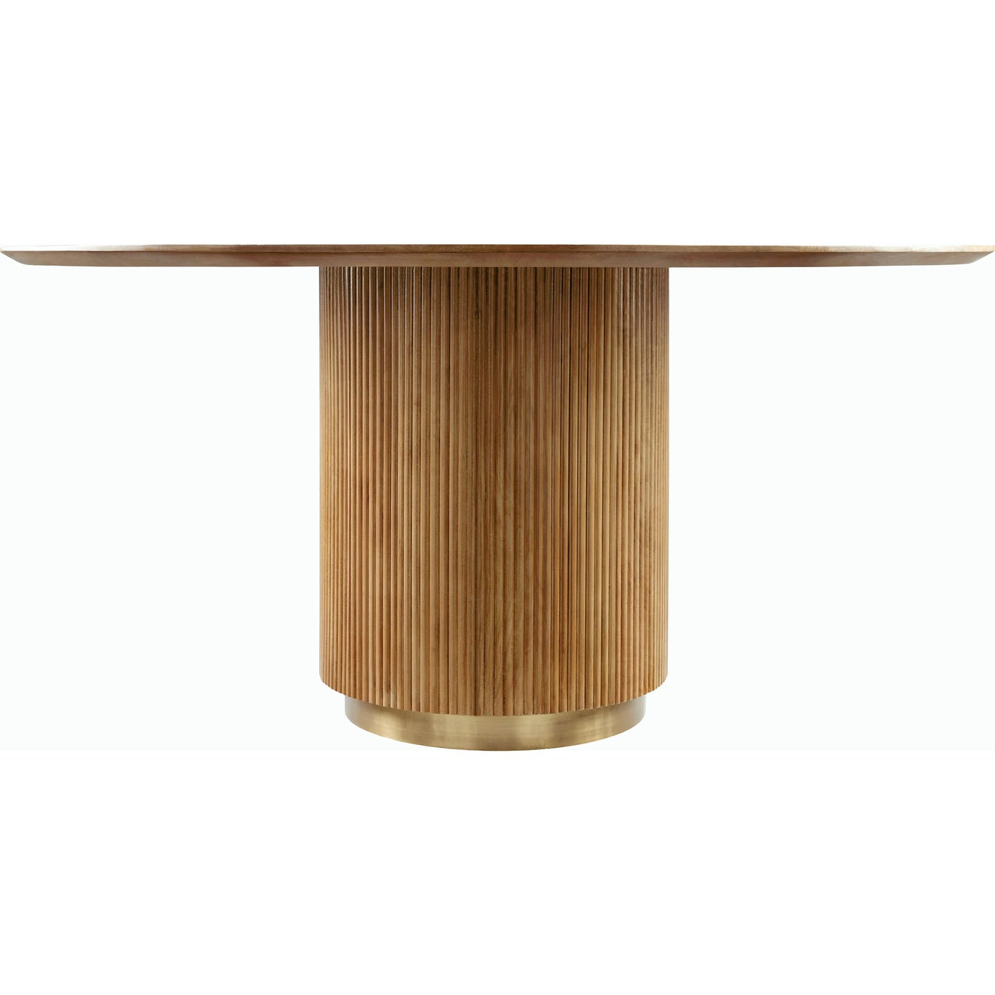 003 SI-2099317 | Additional Silo | Nems Dining Table - 500541 by Surya in wood finishbrushedwood finish. Made from mango wood, brass in a modern style.