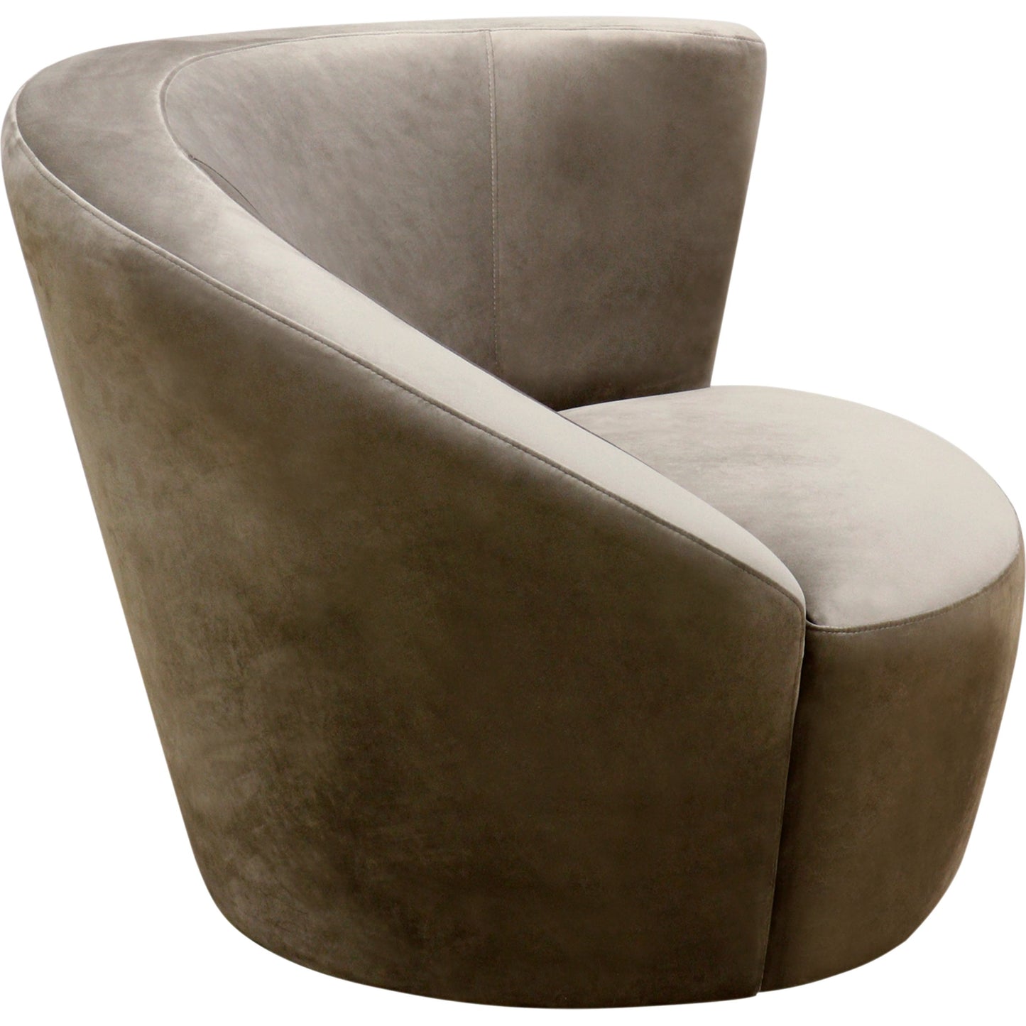 005 SI-1990652 | Additional Silo | Vicenza Crescent Chair by Pasargad Home. Made from velvet in a modern style.