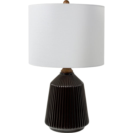 Lennon - 31039 by Livabliss in glazedbrushed. Made from shade (outside): linen, shade (inside): polyester, body: ceramic, finial: iron, finial: metal, harp: iron in a modern style.