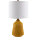 Lennon Accent Table Lamp by Livabliss in glazed, painted. Made from ceramic, resin, linen, polyester, plastic in a unique style.