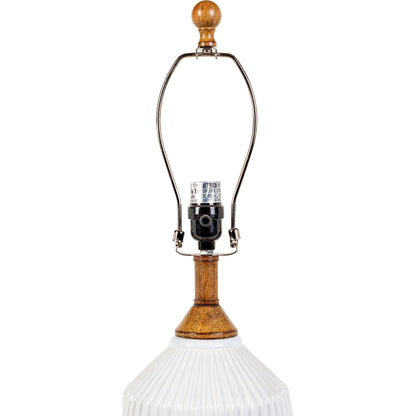 Lennon - 31039 by Livabliss in glazedbrushed. Made from shade (outside): linen, shade (inside): polyester, body: ceramic, finial: iron, finial: metal, harp: iron in a modern style.