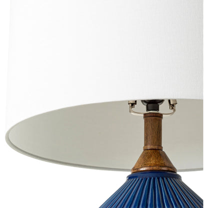 Lennon - 31039 by Livabliss in glazedbrushed. Made from shade (outside): linen, shade (inside): polyester, body: ceramic, finial: iron, finial: metal, harp: iron in a modern style.