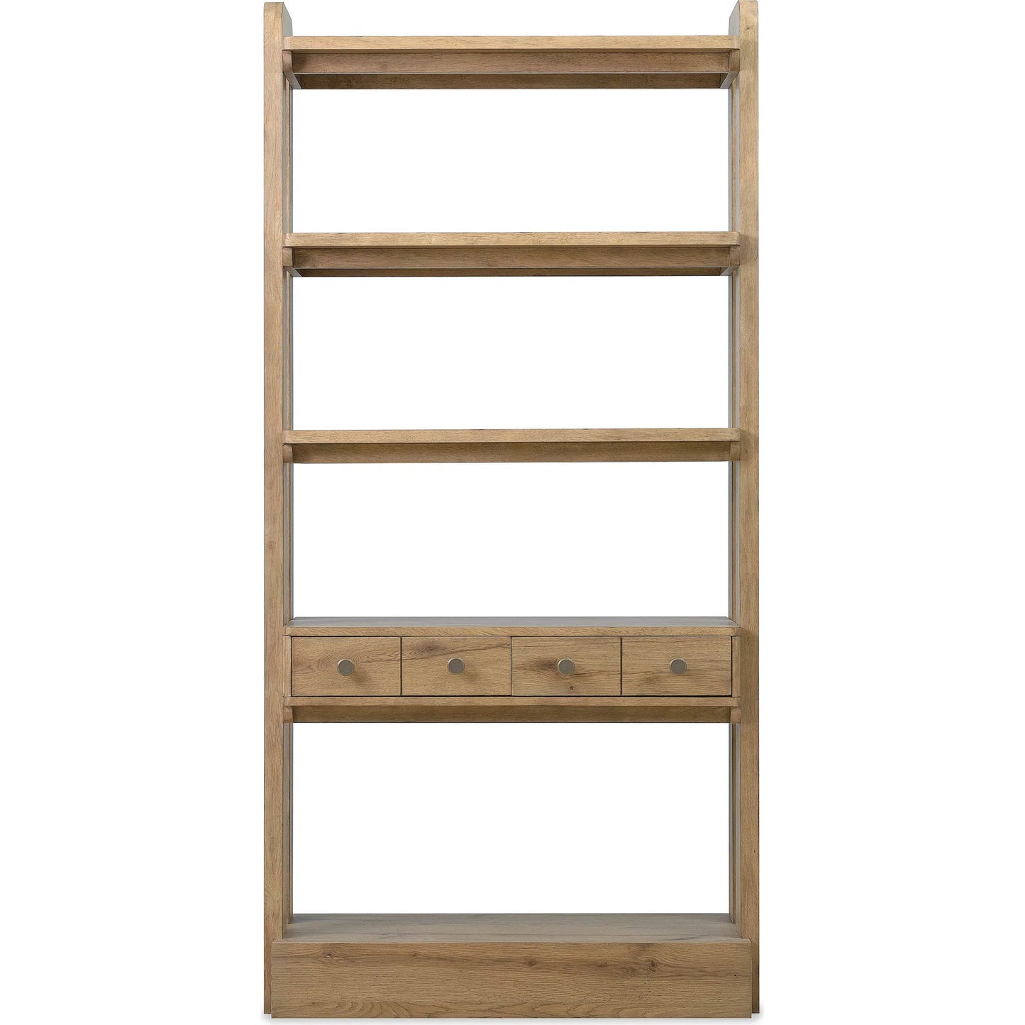 002 SI-2353900 | Additional Silo | Kalamazoo Bookcase by Hooker Furniture in medium wood and aged oak. Made from white oak veneers in a transitional style.